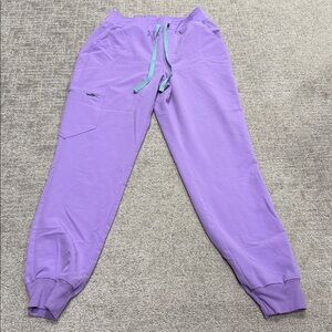 FIGS Purple Zamora Joggers SMALL